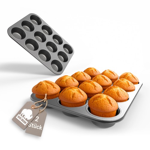 2er set muffin backform - set,
