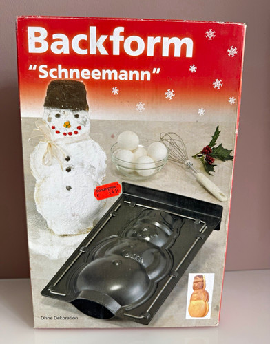 Backform schneemann - schneemann, 3d