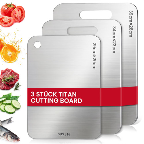 Schneidebretter aus titan - schneidebretter,